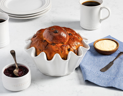 Prato Fundo Ruffle 21cm